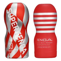 TENGA Super Tenga Meteor Smash masturbator, 16.1 cm, vakuumski sistem