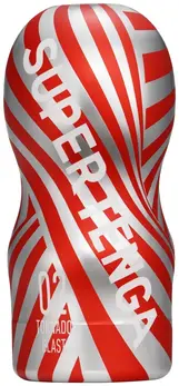 Tenga Super Tornado Blast intimni aparat, kompaktan, crveni, 16.1 cm