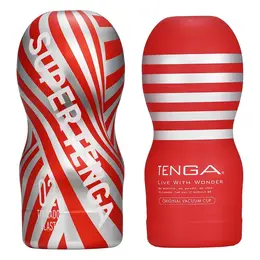 Tenga Super Tornado Blast intimni aparat, kompaktan, crveni, 16.1 cm