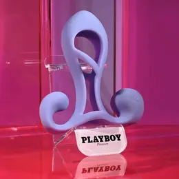 Playboy Fantasy Cage nosivi vibrator u nežnoj boji lavande, dužine 13.6 cm, potpuno vodootporan