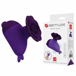 Pretty Love Dolphin Mini intimni masažer punjivi USB ljubičasti