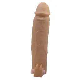 Pretty Love Xerxes Extension Sleeve with Vibrating Clitoral System, 17cm