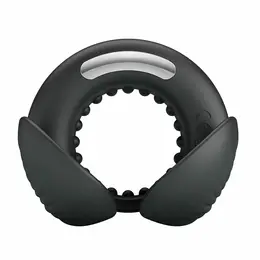 Pretty Love Quentin Dual Silicone Ring with Vibrating System Black