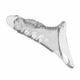 Pretty Love Transparent Extension Sleeve TPE 22cm Ergonomic Design