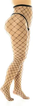 Mapele Fence Net najlon hulahopke Queen Size crne