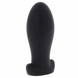 HIDDEN DESIRE Extreme Heavy Stretcher Plug Medium crni silikonski čep 5.5cm