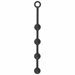 Hidden Desire Extreme Heavy analne kuglice Medium silikon 34.5cm crne
