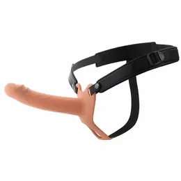 Hidden Desire Inferno silikonski strap-on sa efektom produženja, 18 cm, crni