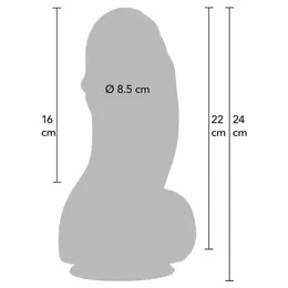Hidden Desire Inferno Fat Boys 22cm Intimate Machine, Suction Base, PVC