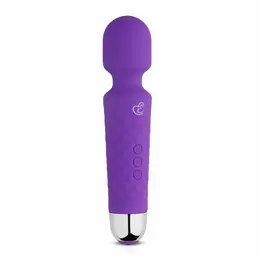 EasyToys Mini Wand ljubičasti vibrator, kompaktni punjivi masažer