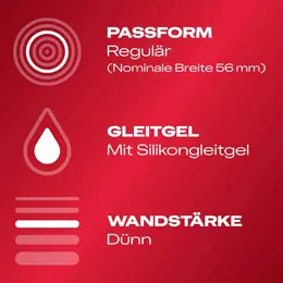 Durex Gefuhlsecht Condoms 40 pcs - Ultra-Thin, Natural Fit, Latex