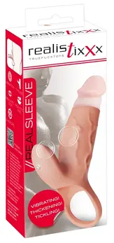 Realistixxx Real Sleeve Clit S silikonski intimni stimulator sa vibracijom