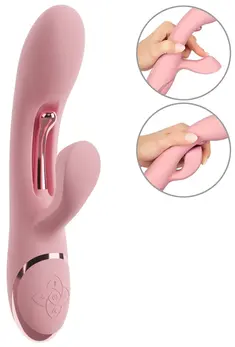 beau coeur Avenor G Spot Rabbit intimni masažer, 3 motora, 23cm, roze