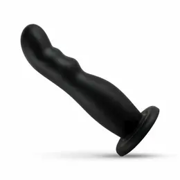 No Parts Jake intimni model sa stabilnim postoljem crni 16.8cm silikon