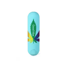 Maia Toys Jessi 420 mini vibrator metak tirkizno plavi punjivi sa 10 modova rada