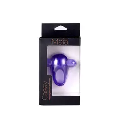 Maia Toys Casey Rechargeable Vibrating Support Ring Transparent TPE