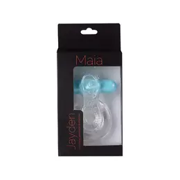 Maia Toys Jayden Rechargeable Vibrating Support Ring Transparent