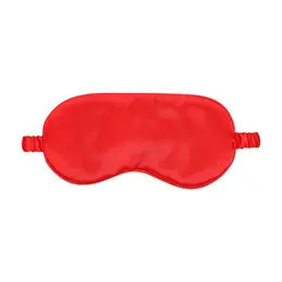 Loving Joy Satin Mask Red - Soft Adjustable Eye Cover for Adults