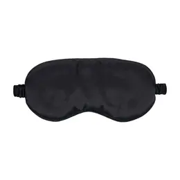 LoversPremium Satin Mask Black - Soft Adjustable Blindfold