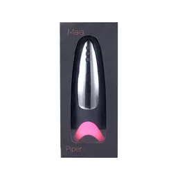 Maia Toys Piper Rechargeable Multi-Function Intimate Device, Heating, Black