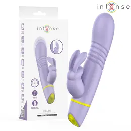 INTENSE Helen Rabbit System vibrator sa funkcijom potiskivanja i vibracije, roze, 18cm