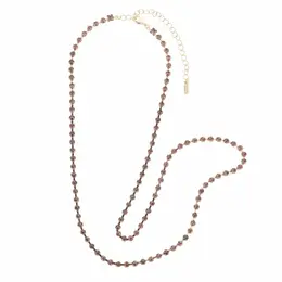 Otazu Belly Chain Crystal Amethyst elegantan podesivi lančić za struk univerzalna veličina
