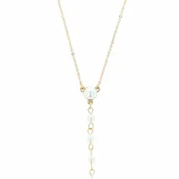 Otazu Pearl Anklet Cream elegantni podesivi lančić sa biserima univerzalna veličina