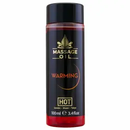 HOT ulje za masažu sa efektom zagrevanja bez mirisa 100ml, formula koja dubinski hrani kožu