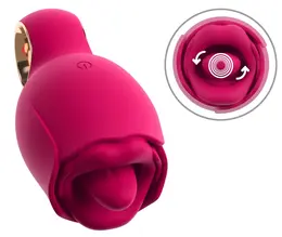 You2Toys Oral Fun vibrator sa silikonskim jezikom i 8 modova rada, roze, 11.3 cm