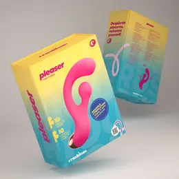 Crushious Pleaser Pink intimni stimulator sa rotirajućom stimulacijom 17.7cm
