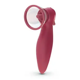 Crushious Saci Red višenamenski intimni silikonski stimulator sa vakuumom