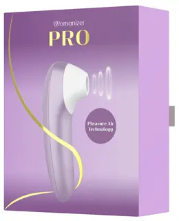 Womanizer Pro Lilac, kompaktni sistem sa vazdušnim impulsima, 11 nivoa intenziteta, vodootporan