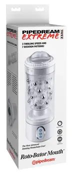 Pipedream Roto-Bator Mouth Intimate Rotation System, Black, 24.1 cm