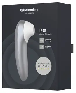 Womanizer Pro Silver, kompaktni sistem sa tehnologijom vazdušnih talasa, 11 modova rada