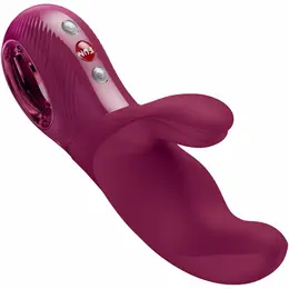 FUN FACTORY Miss Bi Dual Motor Intimate Device Wine Red Silicone