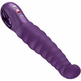 FUN FACTORY Patchy Paul Vibrator Dark Violet - Curved G-Spot Design, 23cm