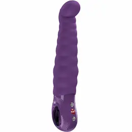 FUN FACTORY Patchy Paul Vibrator Dark Violet - Curved G-Spot Design, 23cm