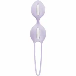 Fun Factory Smartballs Duo Kegel Exercise System Purple Silicone