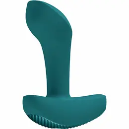 FUN FACTORY Bootie Vibe intimni vibrirajući plag od medicinskog silikona u tamnozelenoj boji