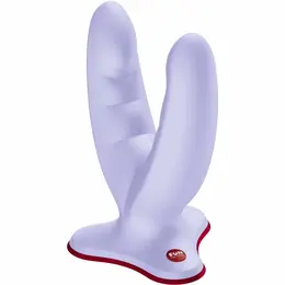 FUN FACTORY RYDE Double intimna igračka, ljubičasta, kompatibilna sa strap-on pojasom, silikon