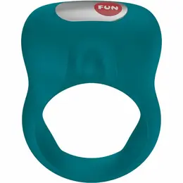FUN FACTORY STEADY Vibrating Support Ring Bottle Green Silicone