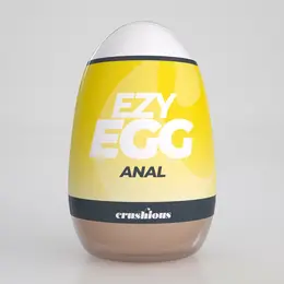 Crushious Ezy Egg intimni uređaj žuti - kompaktan teksturiran sistem