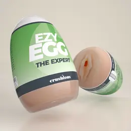 Crushious Ezy Egg The Expert Green kompaktni intimni stimulator TPE ABS