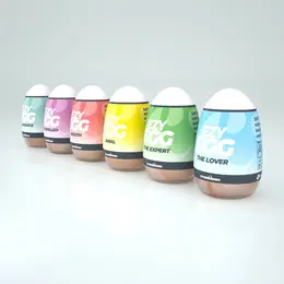 Crushious Ezy Egg set - 6-komadni višebojni intimni uređaji TPE/ABS