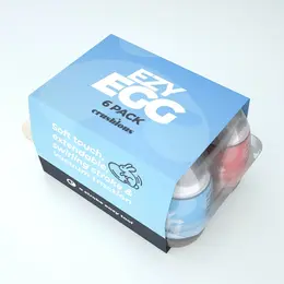 Crushious Ezy Egg set - 6-komadni višebojni intimni uređaji TPE/ABS
