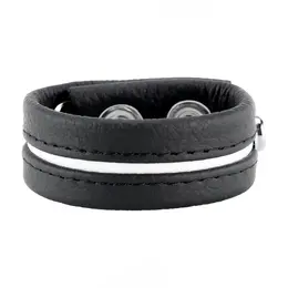 Red Leather kožni prsten beli sa prilagodljivom veličinom od biljno štavljene kože širine 22 mm