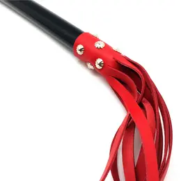 Red Leather premium model sa drvenom drškom i crvenim kožnim trakama od 78 cm