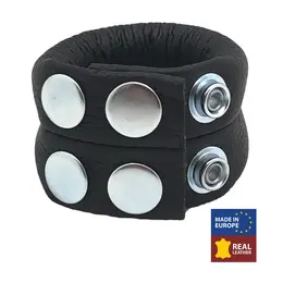 Red Leather podesivi kožni ballstretcher 140g crni sa Custom Fit sistemom