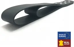 Red Leather kožni paddle za udaranje 44.5 cm crni, izdržljiv dvostrani model
