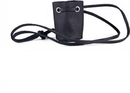 Red Leather kožna futrola za arome crna, kompaktna futrola od biljno štavljene kože 6.5cm